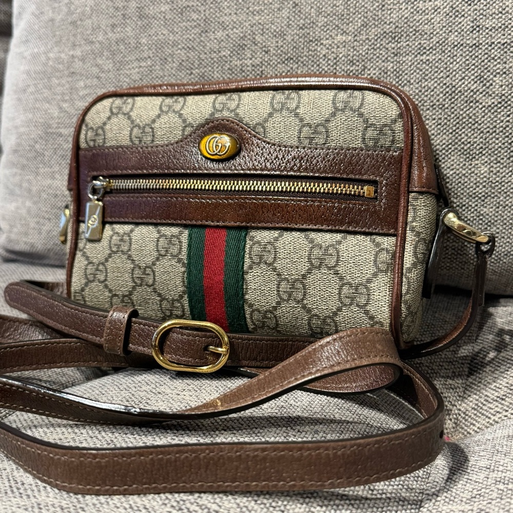 GUCCI OPHIDIA GG SUPREME MINI BAG - Picture 13 of 14